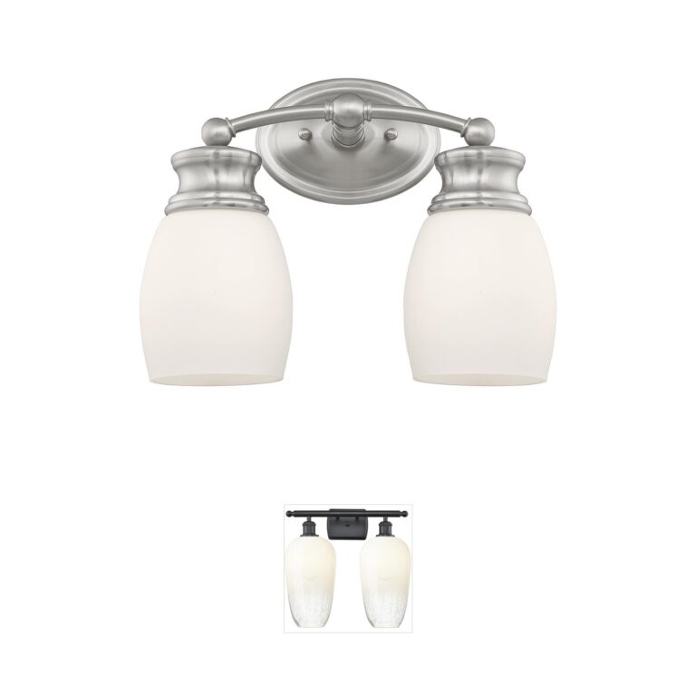 Savoy House Elise Satin Nickel 2-Light Vanity