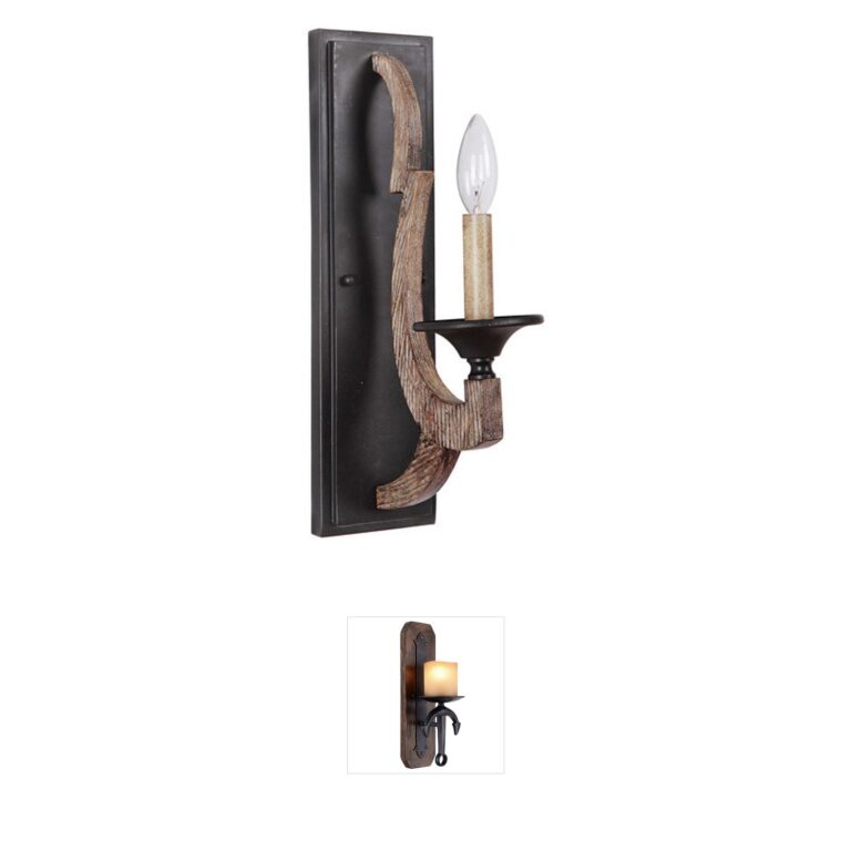 Craftmade Winton Weathered Pine Wall Sconce