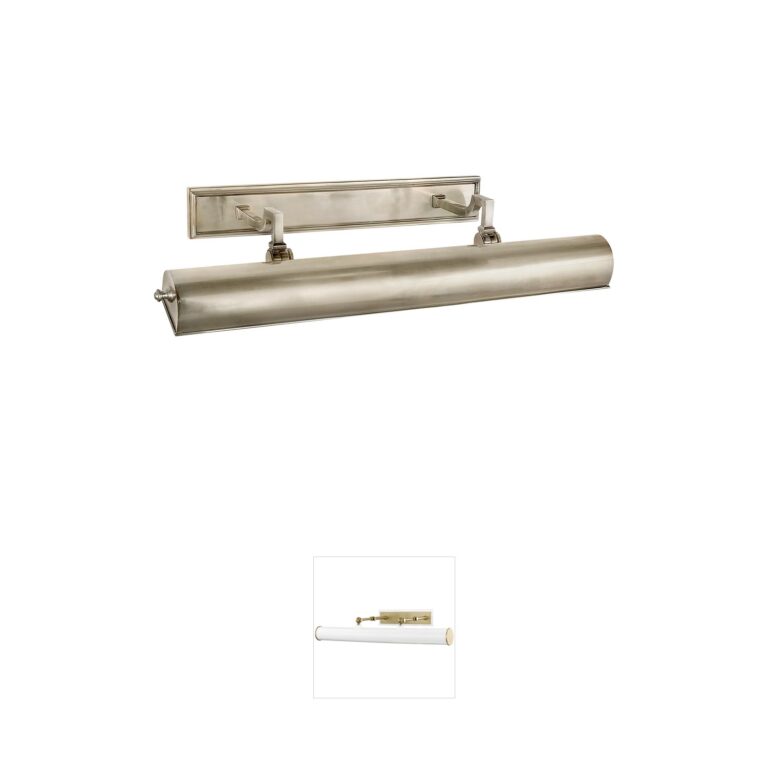 Visual Comfort Signature Collection Alexa Hampton Dean2 Brushed Nickel Picture Light