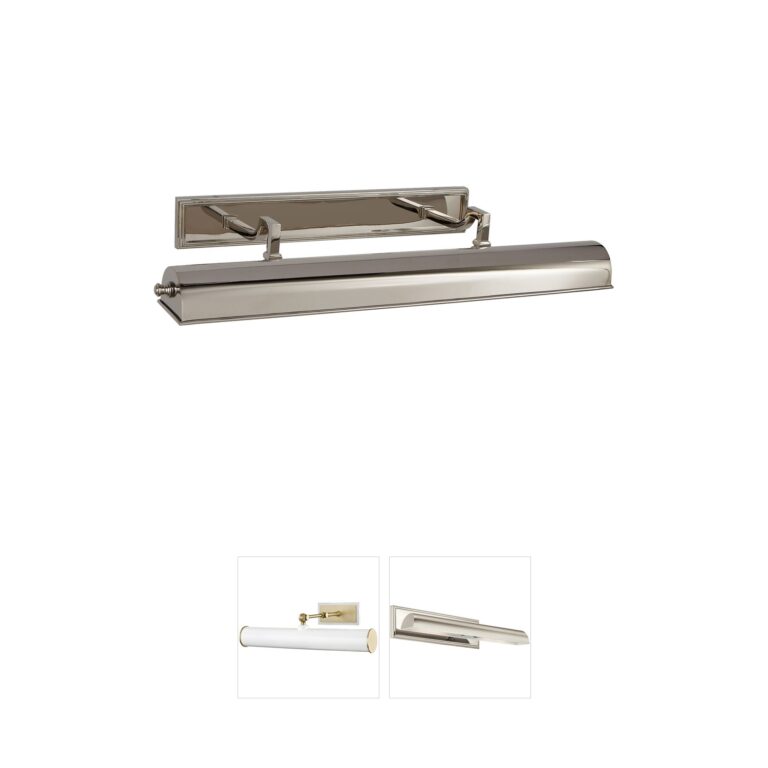 Visual Comfort Signature Collection Alexa Hampton Dean2 25.5-Inch Picture Light in Polished Nickel