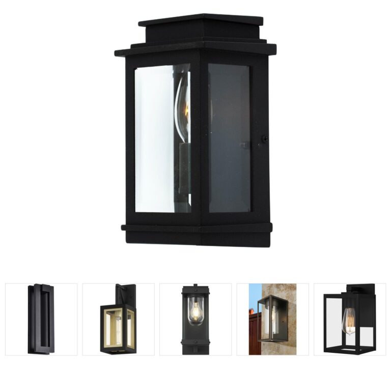 Artcraft Freemont Black Cast Aluminum Outdoor Wall Light