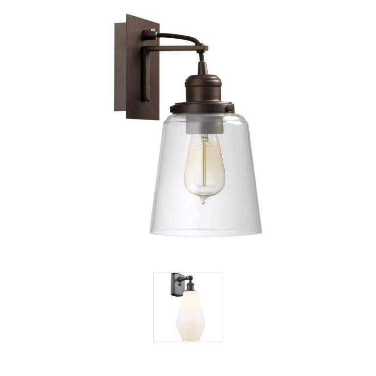 Capital Lighting Fallon Metal & Clear Glass Wall Sconce