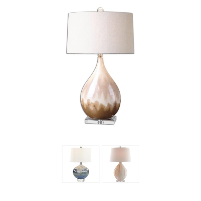 Uttermost Flavian Glazed Ceramic Table Lamp