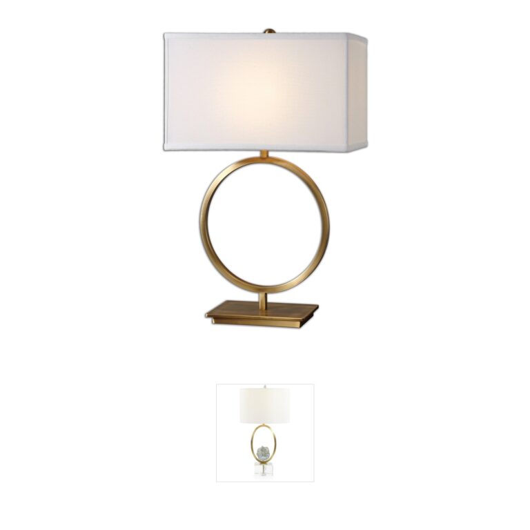 Uttermost Duara Hand-Forged Brass Table Lamp