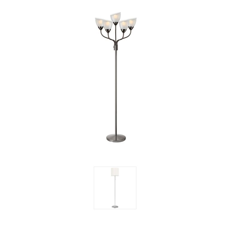 Lite Source Elitia Gun Metal Floor Lamp