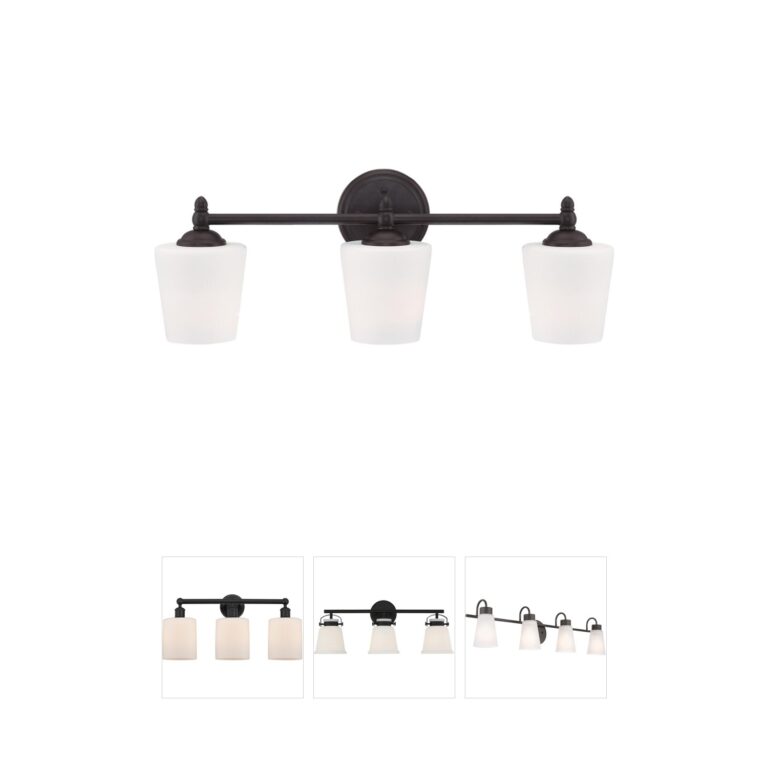 Designers Fountain Darcy 3-Light Oil Rubbed Bronze Vanity Light