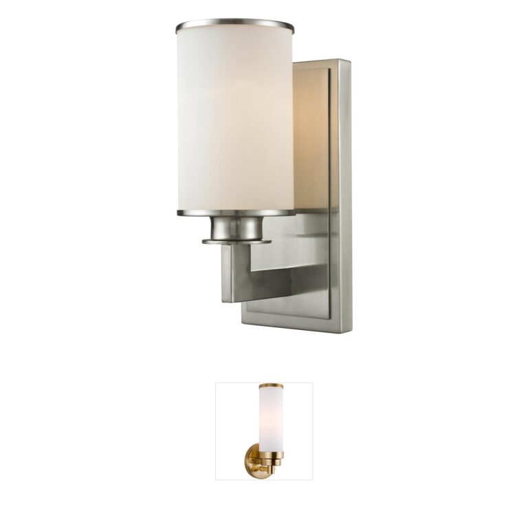 Z-Lite Savannah Collection Brushed Nickel Wall Sconce