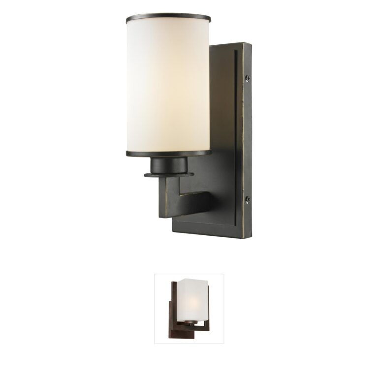 Z-Lite Savannah Olde Bronze Steel Wall Sconce