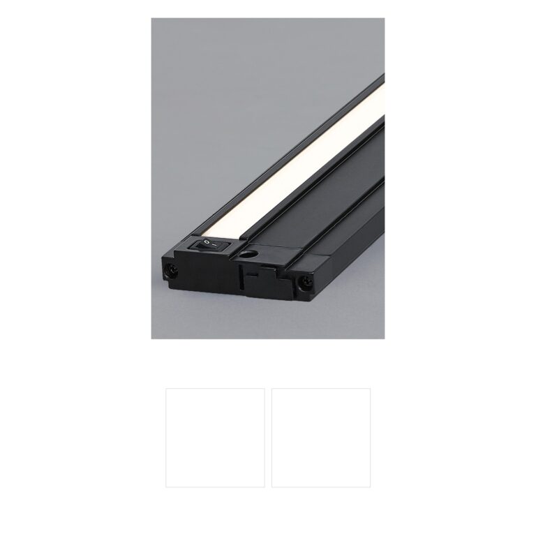 Visual Comfort Modern Collection Unilume Slimline 31-Inch LED Undercabinet Light in Black