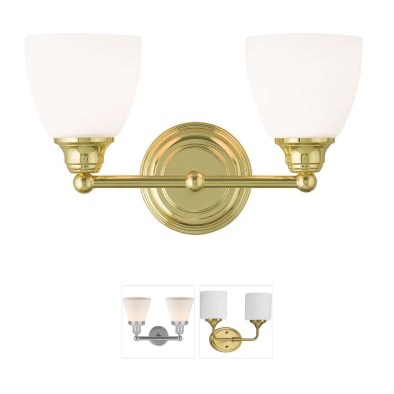 Livex Lighting Somerville Polished Brass Vanity Light