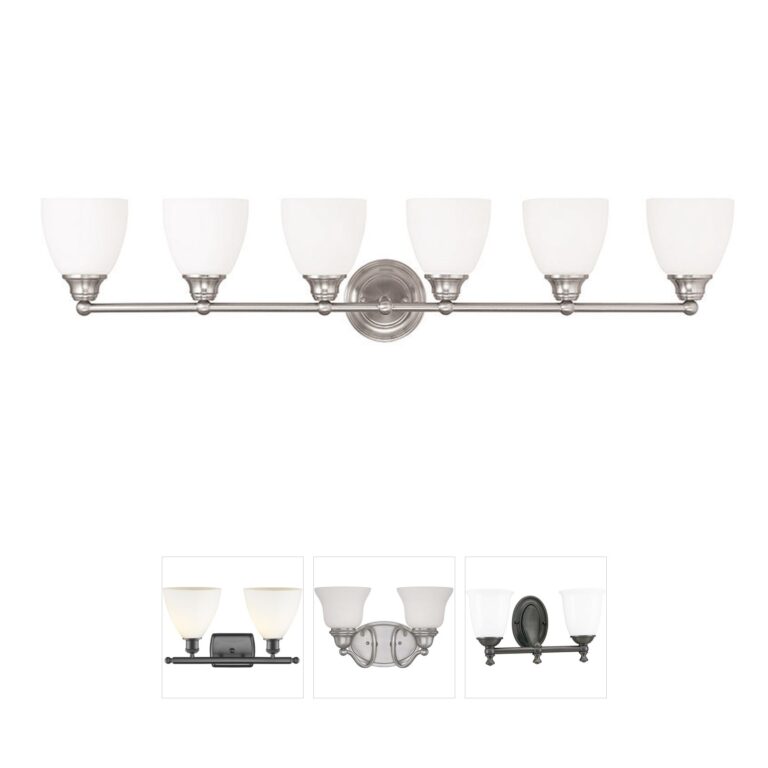 Livex Lighting Somerville Brushed Nickel 6-Light Vanity