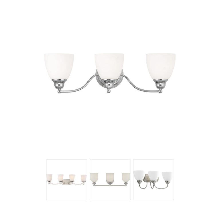 Livex Lighting Somerville 3-Light Polished Chrome Vanity Light