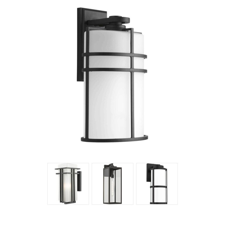 Progress Lighting Format Textured Black Outdoor Wall Lantern