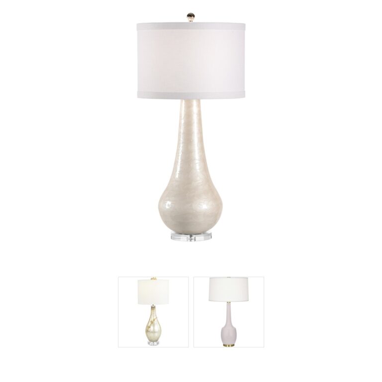 Wildwood MarketPlace Cream Enamel and Metal Table Lamp