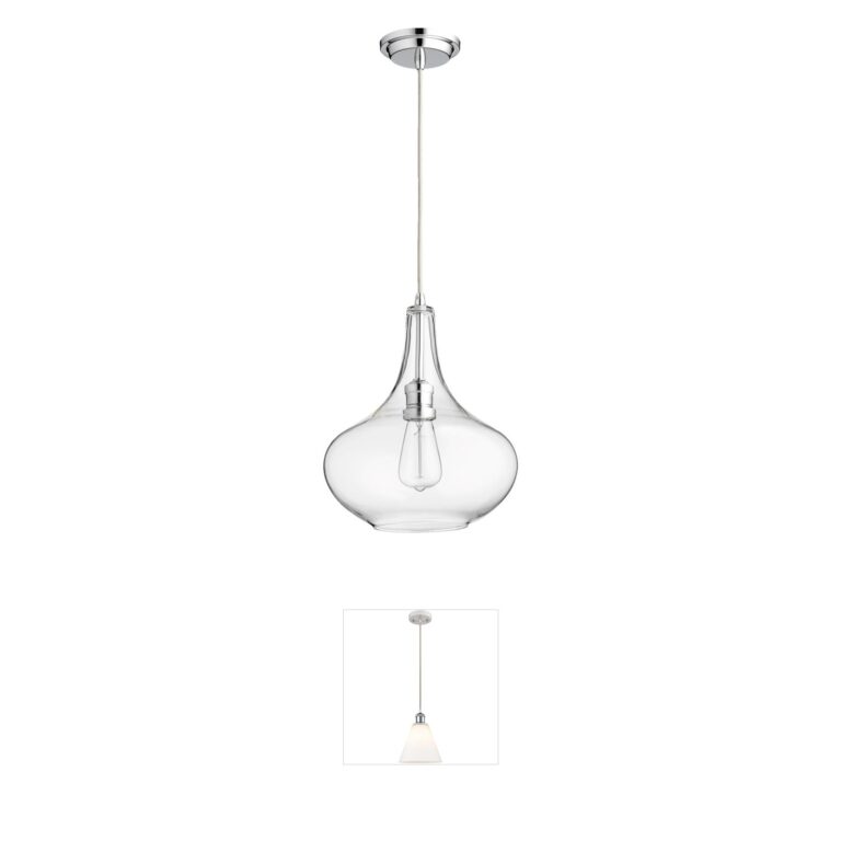 Quorum Fort Worth Chrome Mini Pendant