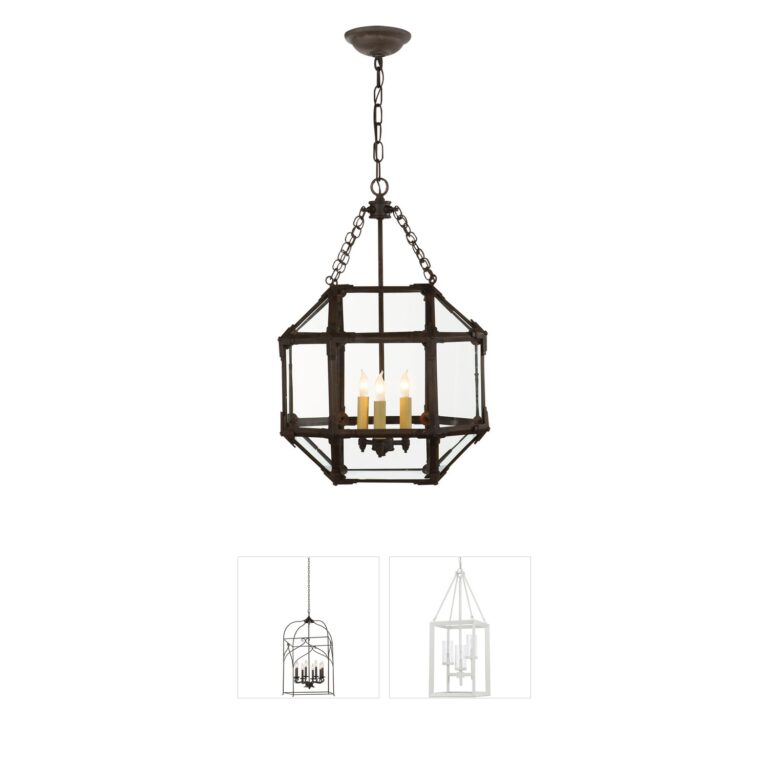 Visual Comfort Suzanne Kasler Morris Antique Zinc Lantern Pendant
