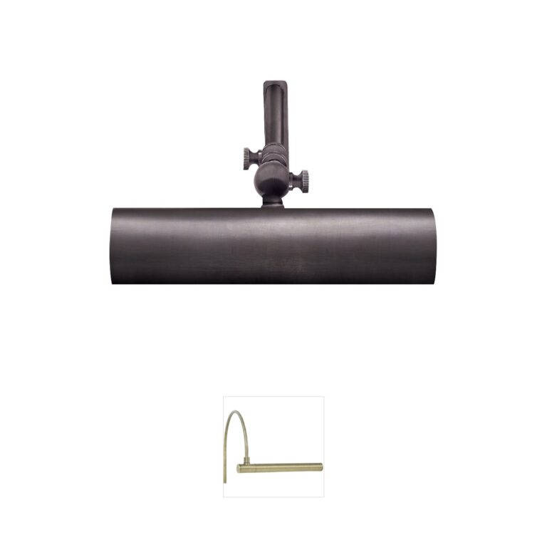 Visual Comfort Signature Collection Chapman & Myers Frame Makers 8" Bronze Portable Picture Light