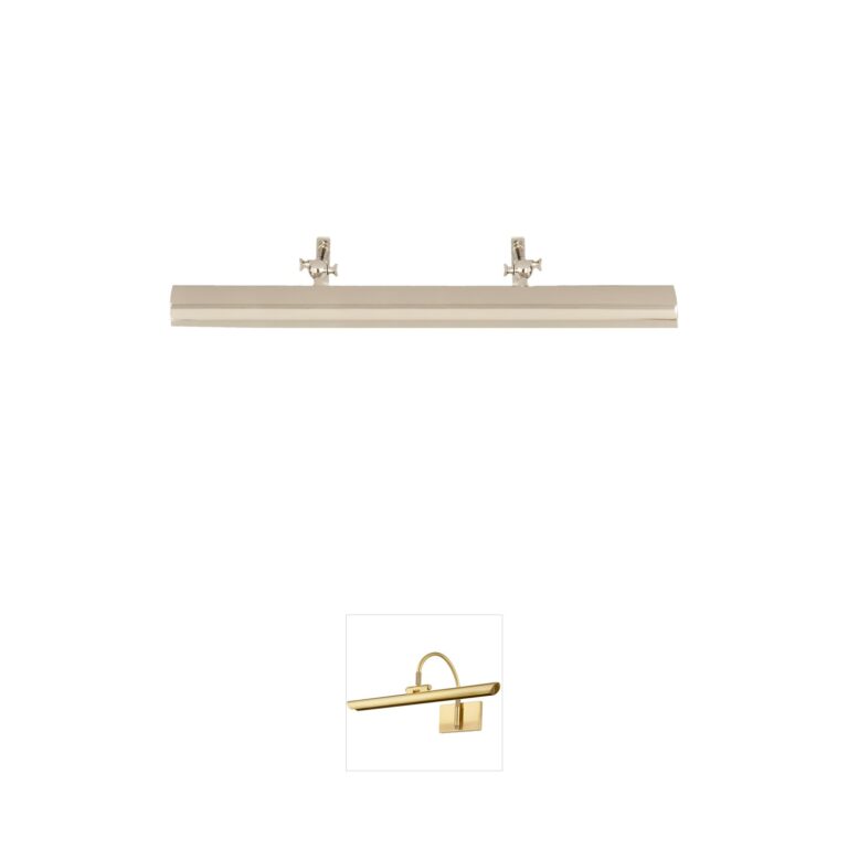 Visual Comfort Signature Collection Chapman & Myers Frame Makers Polished Nickel Picture Light