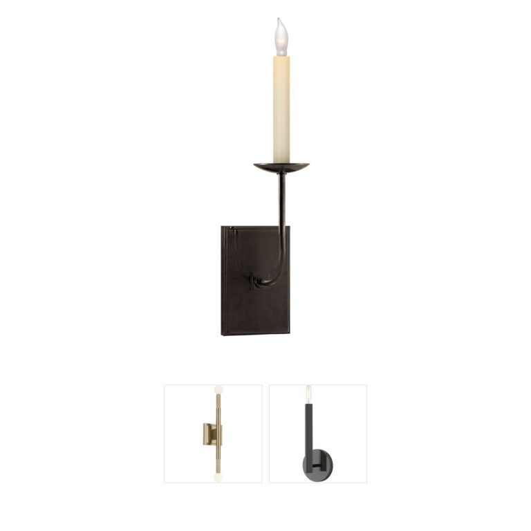 Visual Comfort Signature Collection Chapman & Myers TT Bronze Wall Sconce