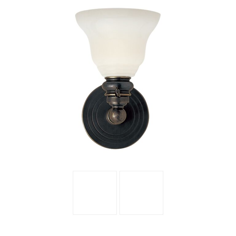 Visual Comfort Signature Collection Chapman & Myers Boston Bronze Single Sconce