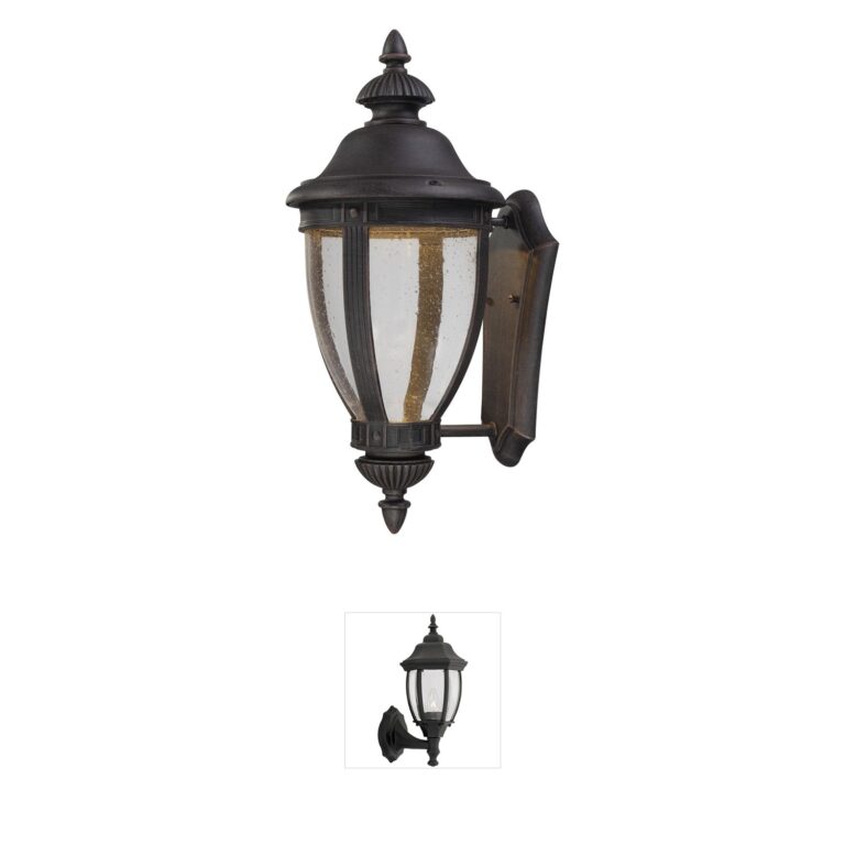 Minka-Lavery Wynterfield Burnt Rust Outdoor LED Wall Light