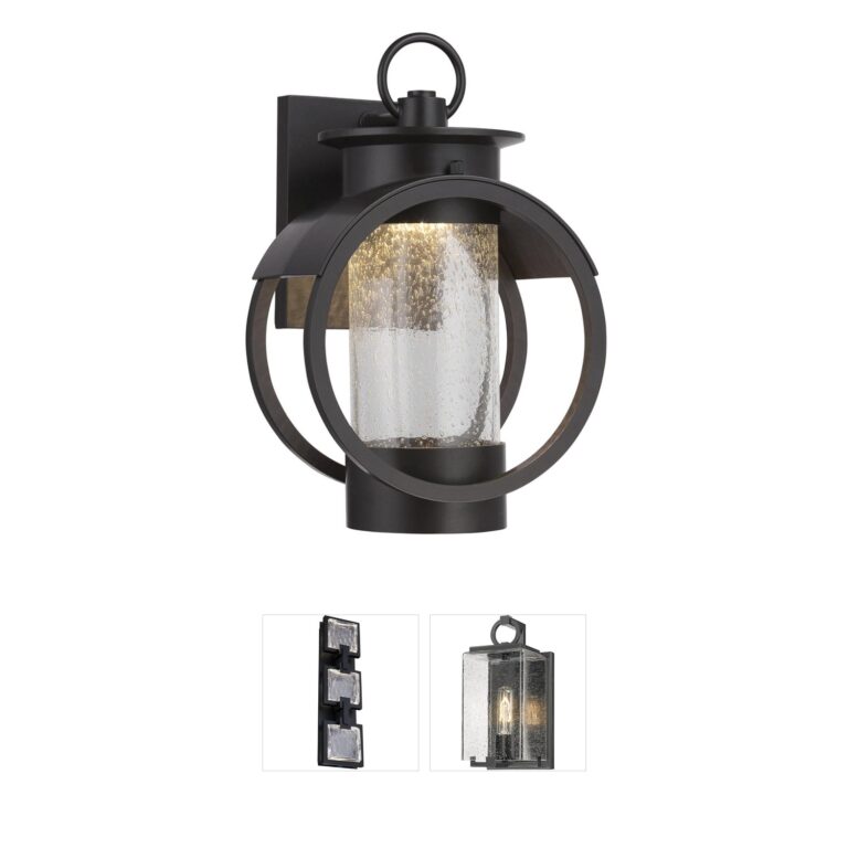 Designers Fountain Arbor 7" LED Burnished Bronze Outdoor Wall Light