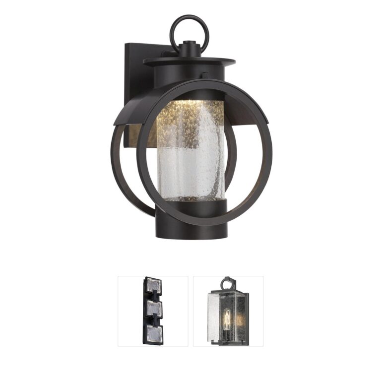 Designers Fountain Arbor 9" Burnished Bronze LED Outdoor Wall Light