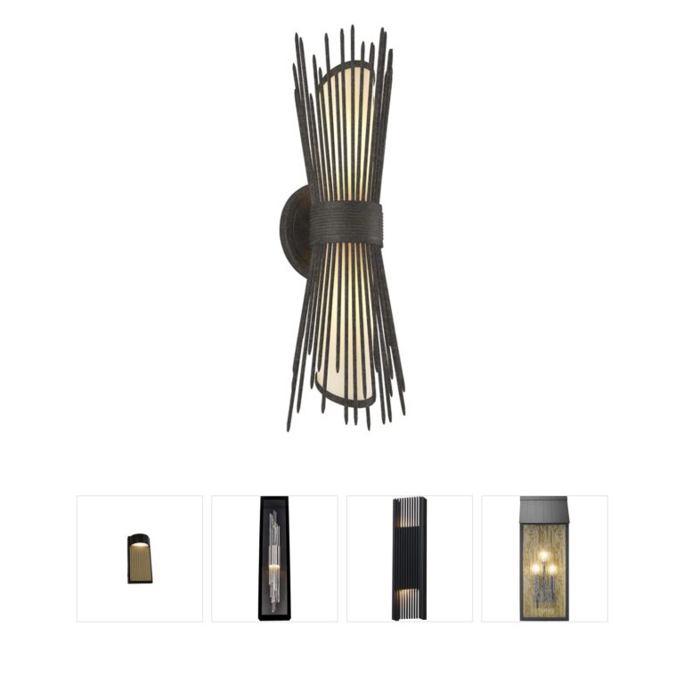 Troy Lighting Blink French Iron Outdoor Wall Sconce