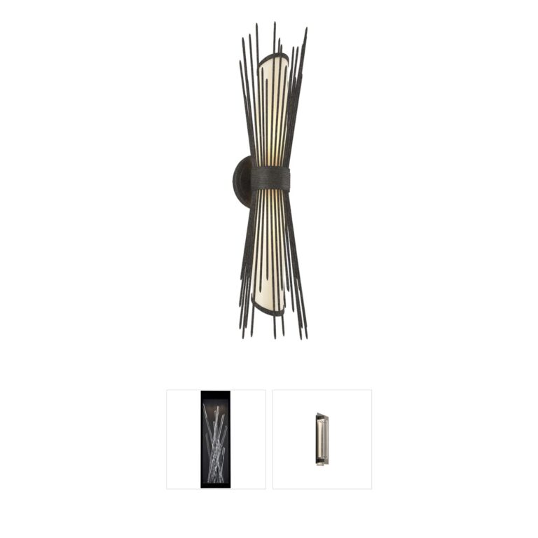 Troy-CSL Lighting Blink French Iron Aluminum Outdoor Sconce