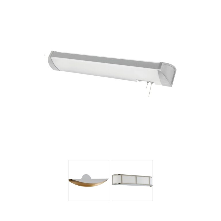 AFX Ideal 52-Inch Brushed Nickel Overbed Wall Sconce
