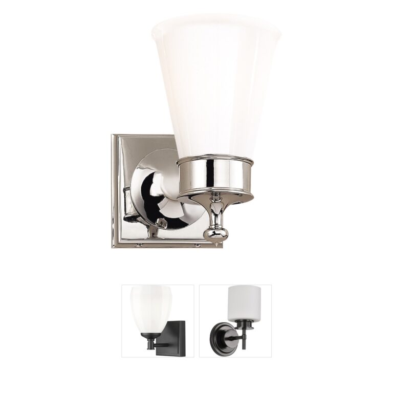 Visual Comfort Siena Polished Nickel Single Sconce