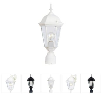 Maxim Lighting Westlake White Aluminum Post Lantern