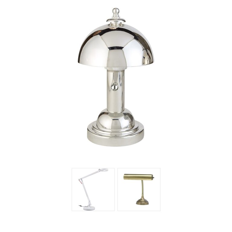 Visual Comfort Thomas O'Brien Totie Polished Nickel Desk Lamp