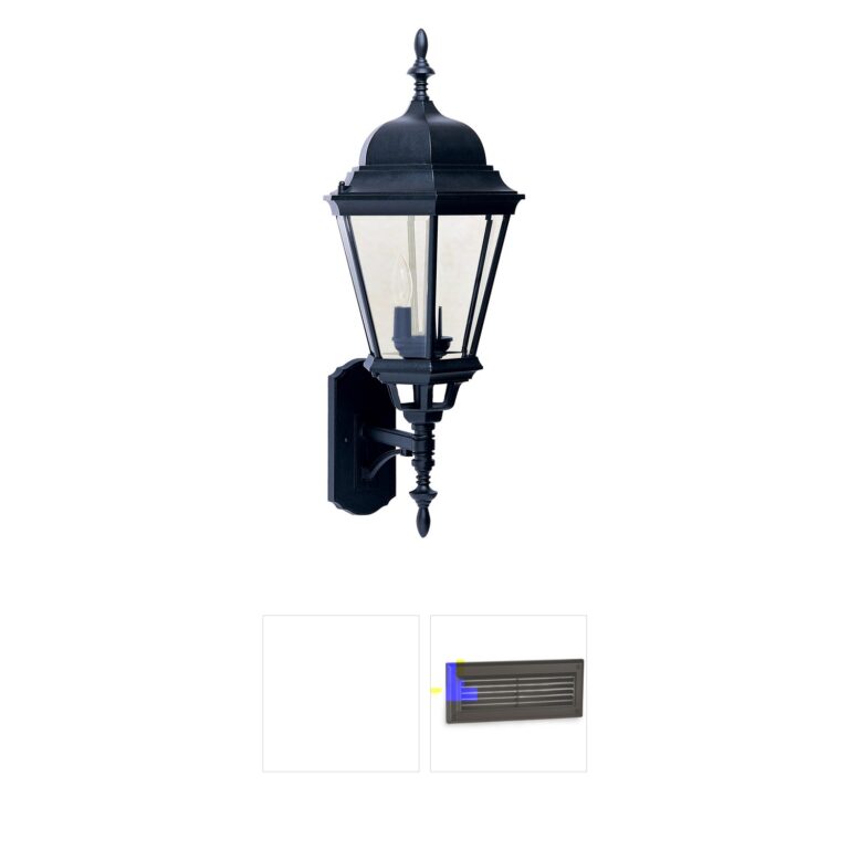 Maxim Lighting Westlake Black Aluminum Outdoor Wall Lantern