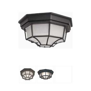 Maxim Lighting Crown Hill Aluminum & Glass Outdoor Ceiling Light