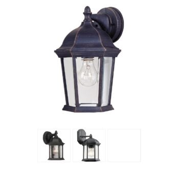 Maxim Lighting Builder Cast Empire Bronze Outdoor Wall Lantern