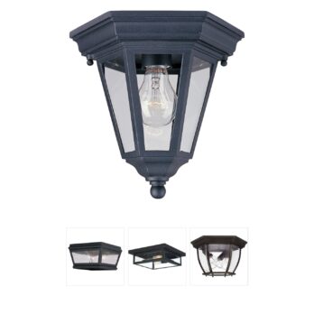 Maxim Lighting Westlake Black Aluminum Outdoor Ceiling Light