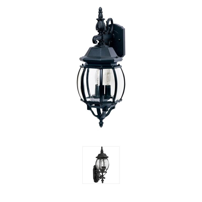 Maxim Lighting Crown Hill Black Outdoor Wall Lantern