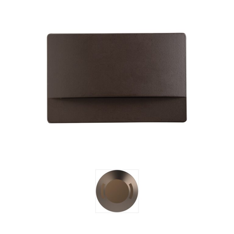 Kichler Step And Hall 120V Architectural Bronze Aluminum LED Step Light