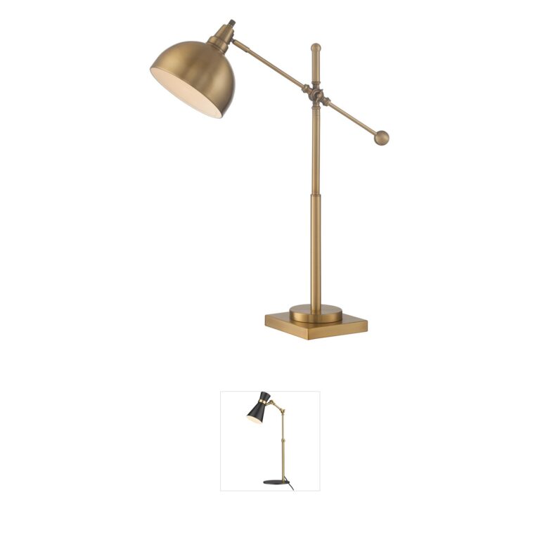 Lite Source Cupola Brushed Brass Table Lamp