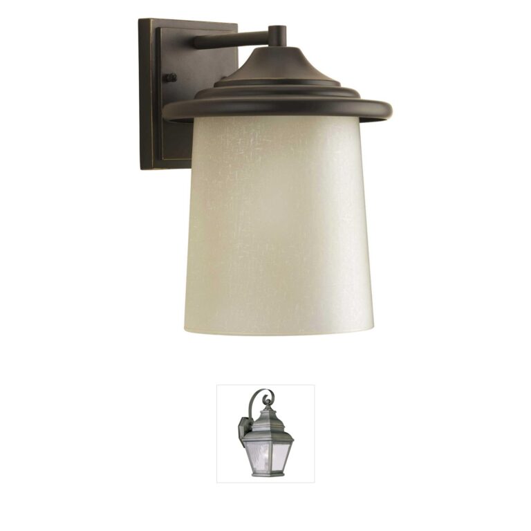 Progress Essential Collection Antique Bronze Outdoor Wall Lantern