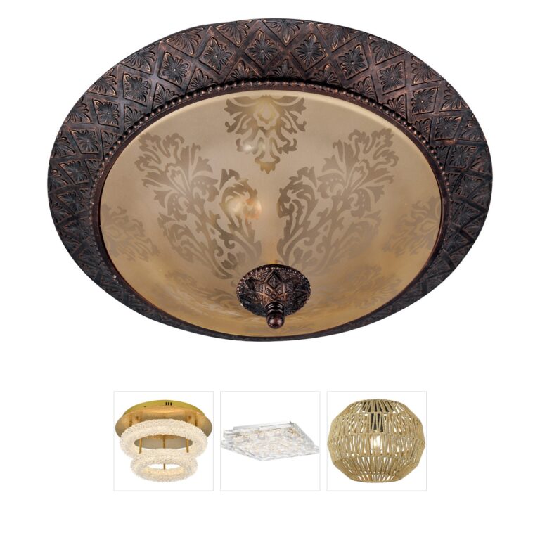 Maxim Lighting Symphony 19" Oil Rubbed Bronze Flush Mount