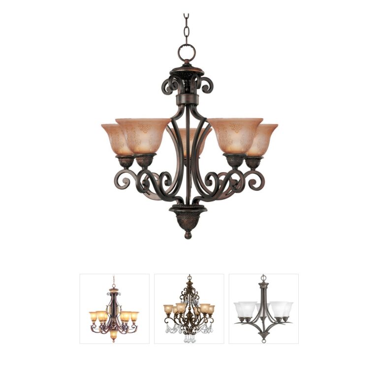 Maxim Lighting Symphony 5-Light Oil Rubbed Bronze Chandelier