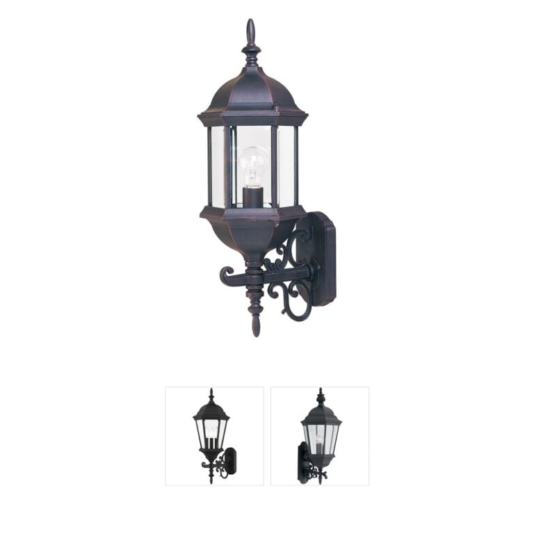 Maxim Lighting Builder Cast Empire Bronze Outdoor Wall Light