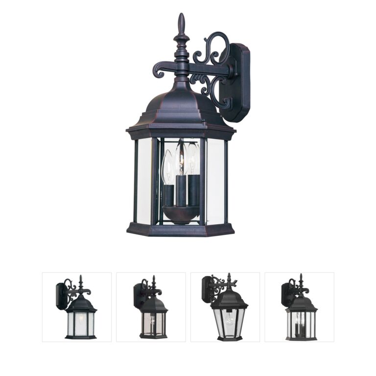 Maxim Lighting Builder Cast Empire Bronze Outdoor Wall Light