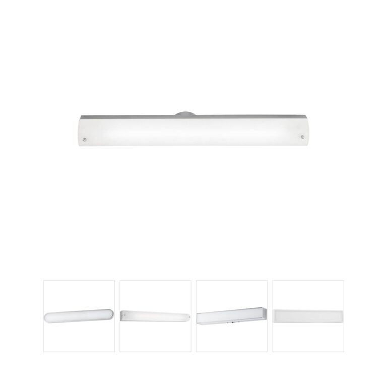 Access Lighting Vail 28" LED Vanity Light - Brushed Steel & Opal Glass