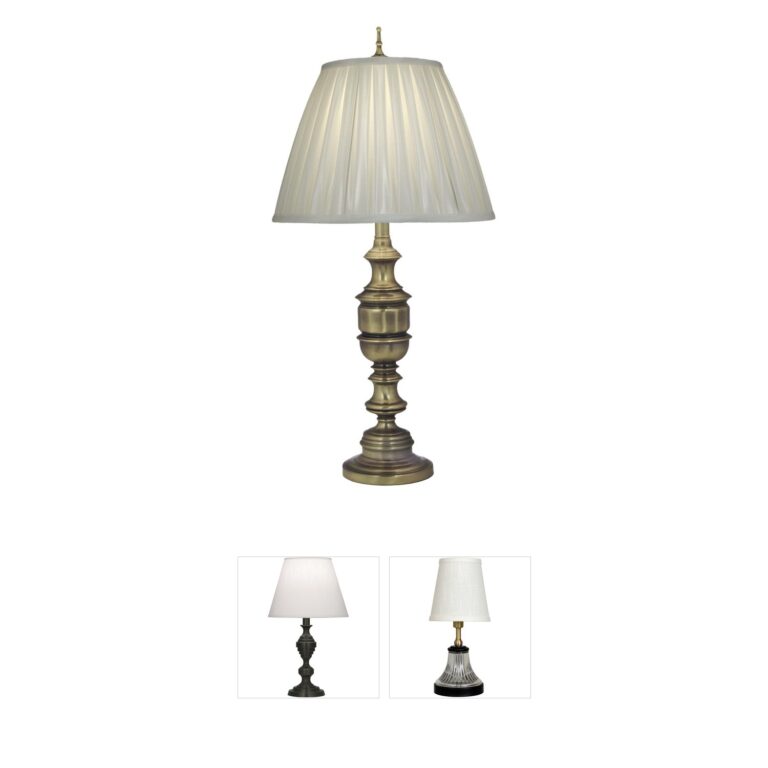 Stiffel Lamps Ellie Antique Brass Table Lamp