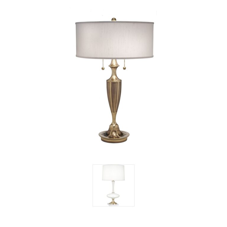 Stiffel Lamps Ellie Burnished Brass Table Lamp
