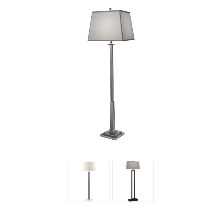 Stiffel Ellie Black Nickel 63-Inch Floor Lamp