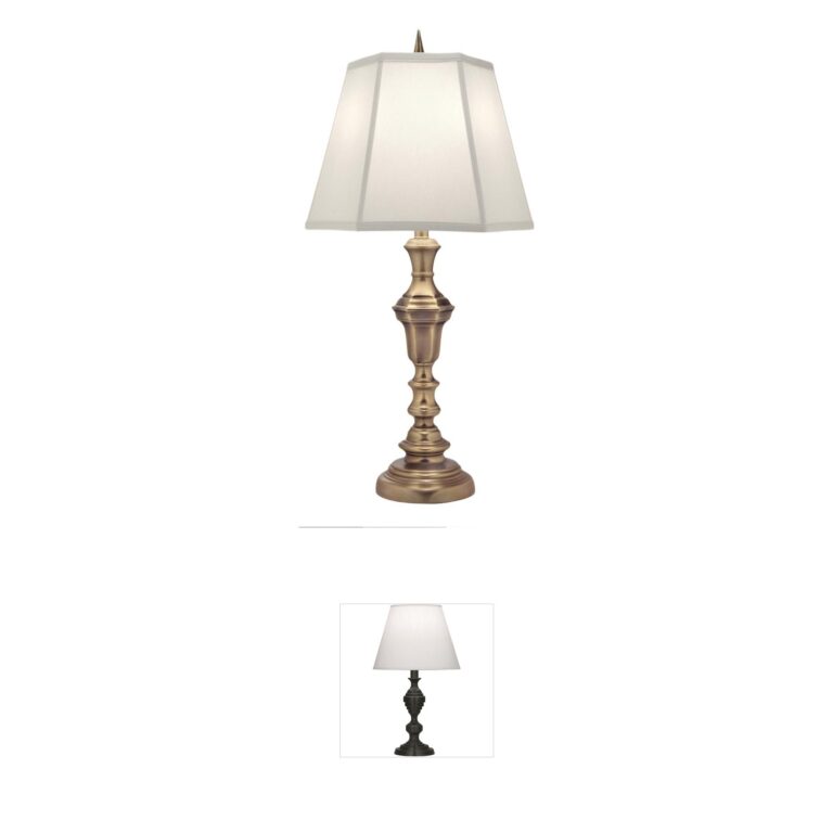 Stiffel Ellie Traditional Antique Brass Table Lamp
